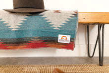 Load image into Gallery viewer, Buffalo Cross Blanket - Grey Diamond