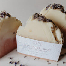 Load image into Gallery viewer, SOAK Bath Co | Lavender Soap Bar