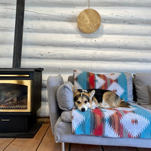 Load image into Gallery viewer, Buffalo Cross Blanket - Grey Diamond