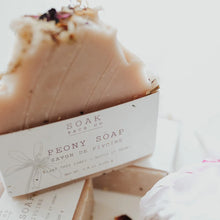 Load image into Gallery viewer, SOAK Bath Co | Peony Soap Bar
