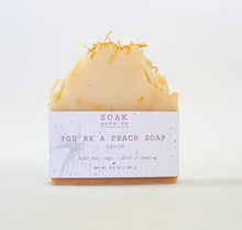 Load image into Gallery viewer, SOAK Bath Co | You're a Peach Soap Bar