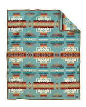 Load image into Gallery viewer, Pendleton | Aqua Chief Joseph Jacquard Blanket