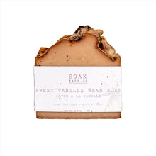 Load image into Gallery viewer, SOAK Bath Co | Sweet Vanilla Bean Soap Bar