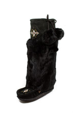 Load image into Gallery viewer, Laurentian Chief | Suede and Rabbit Fur Mukluks 16"