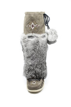 Load image into Gallery viewer, Laurentian Chief | Suede and Rabbit Fur Mukluks 16"