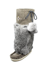 Load image into Gallery viewer, Laurentian Chief | Suede and Rabbit Fur Mukluks 16"