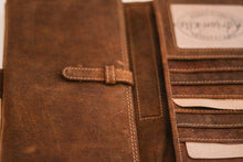 Load image into Gallery viewer, Adrian Klis | Buffalo Hide Wallet - Organizer #201