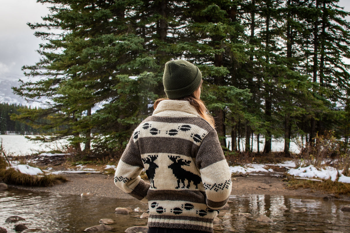 Cowichan sweater on sale