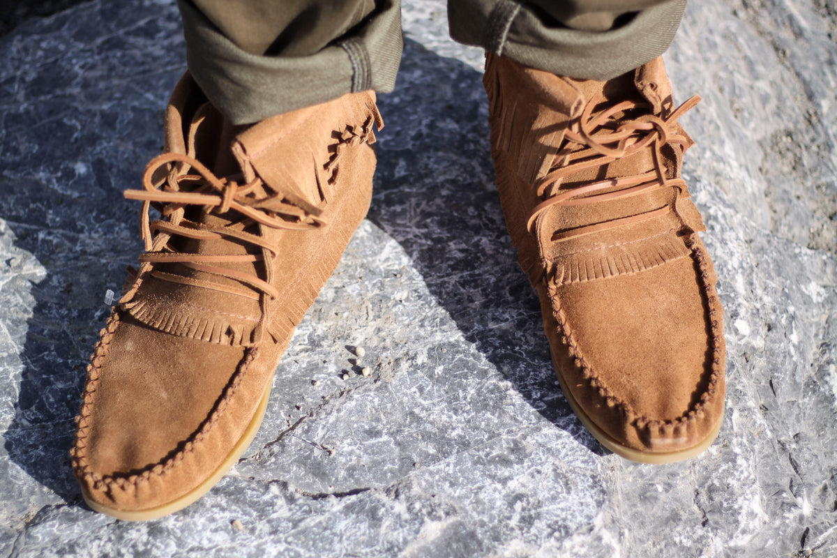 High top moccasins mens on sale