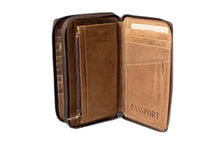 Load image into Gallery viewer, Adrian Klis | Buffalo Hide Passport Organizer #292