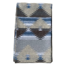 Load image into Gallery viewer, Buffalo Cross Blanket - Blue Shade
