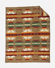Load image into Gallery viewer, Chief Joseph Jacquard Blanket Khaki
