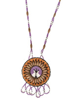 Load image into Gallery viewer, Beaded Lodge &amp; Wolf Willow Seed Necklace
