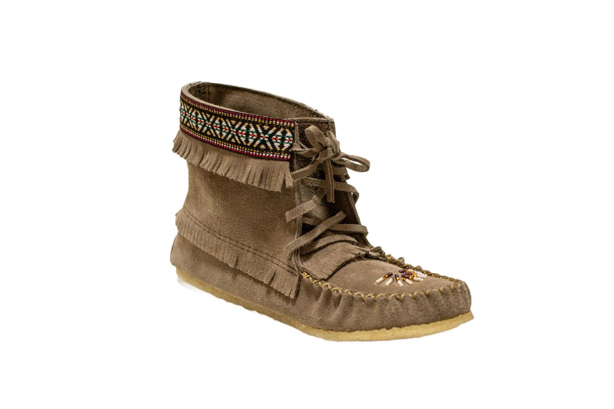 Ankle Boots Native American Mens Black Moccasin Boots Men's Native