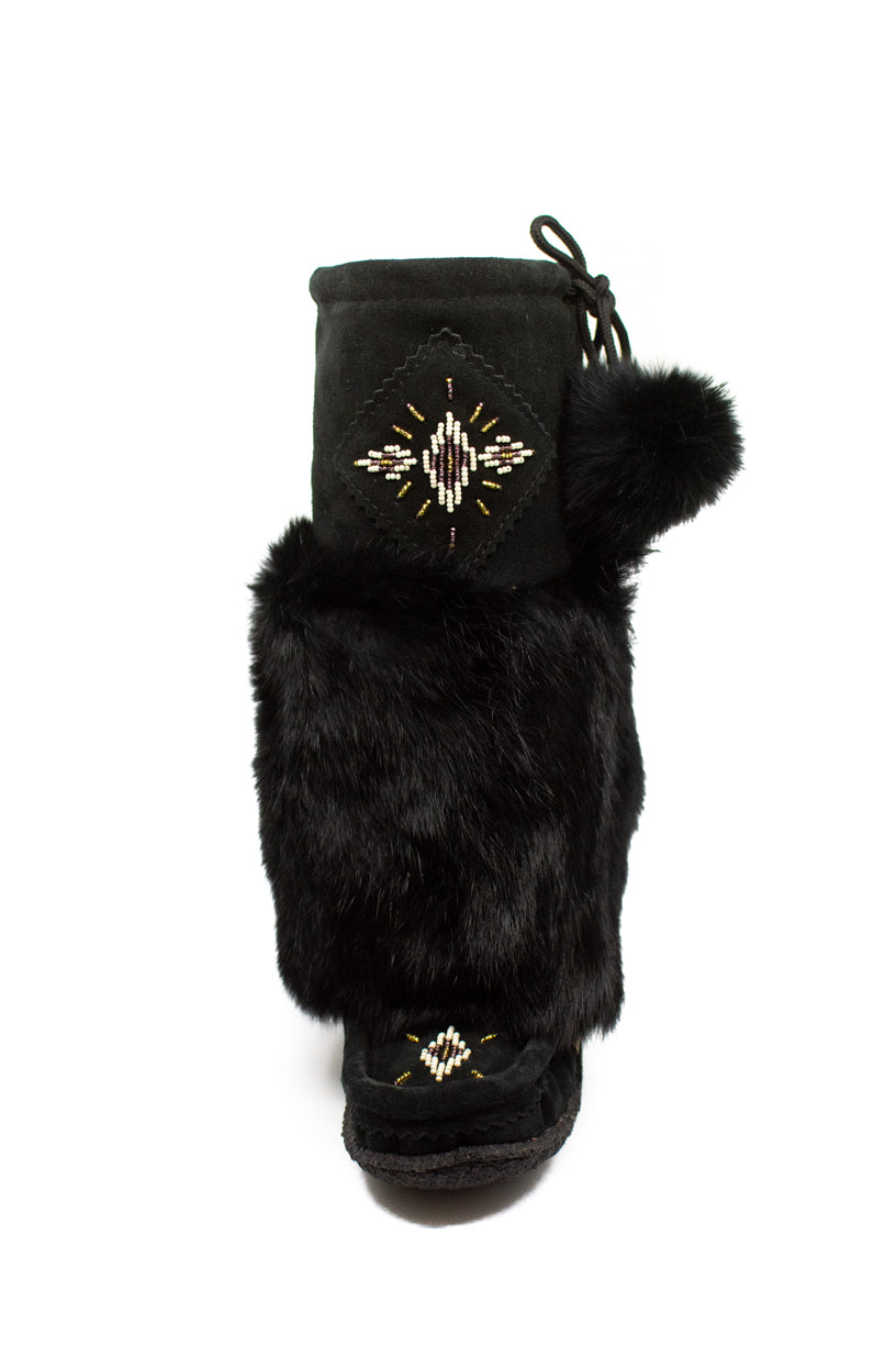 Laurentian Chief | Suede and Rabbit Fur Mukluks 13