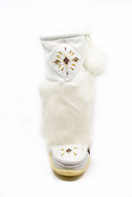 Load image into Gallery viewer, Women&#39;s 13&quot; Laurentian Chief Leather and Rabbit Fur Mukluks
