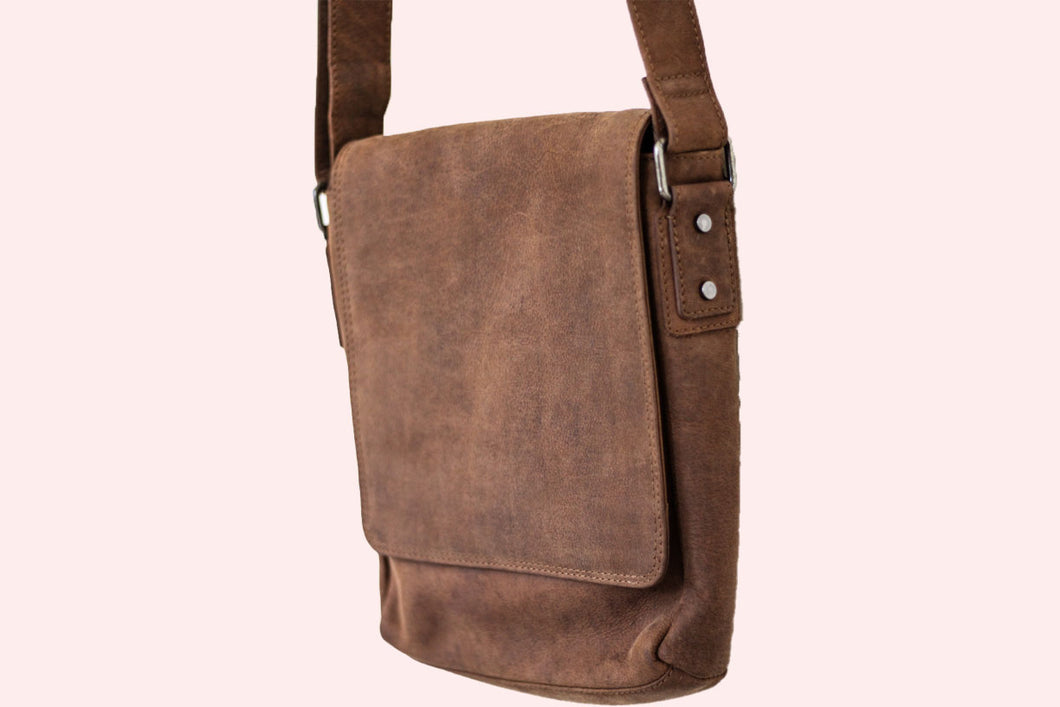 Buffalo Hide Messenger Bag #2430