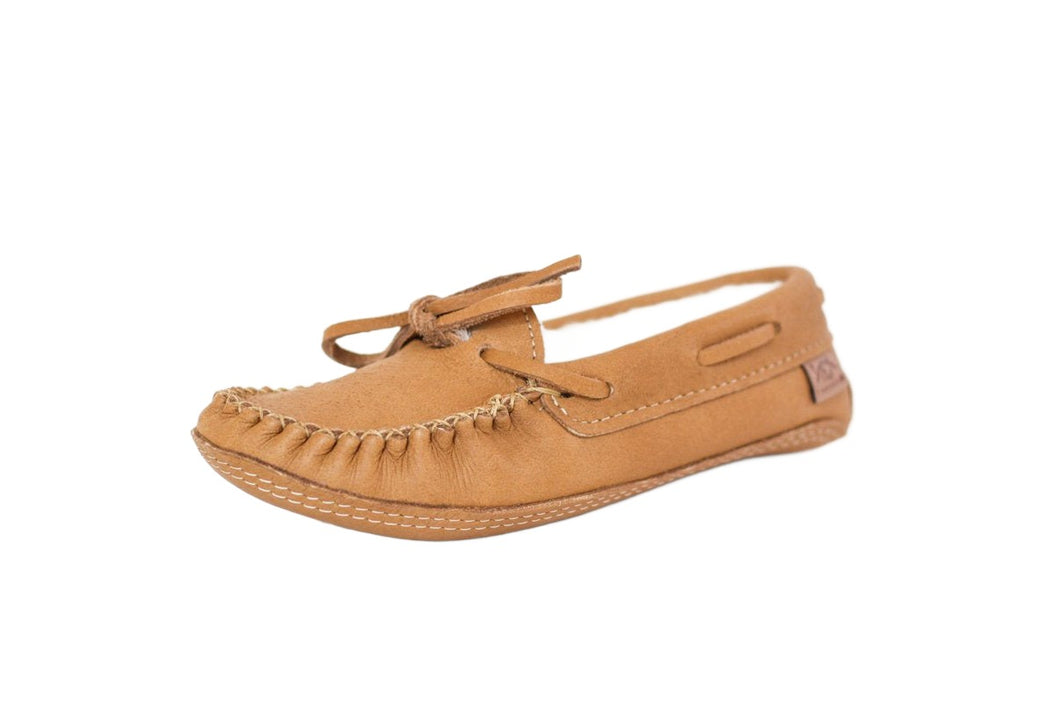 Men's Laurentian Chief Moosehide Moccasins with Sheepskin