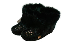 Load image into Gallery viewer, Women&#39;s Laurentian Chief Rabbit Fur and Suede &quot;Tsar&quot; Short Mukluk

