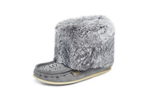Load image into Gallery viewer, Women&#39;s Laurentian Chief Rabbit Fur and Suede &quot;Tsar&quot; Short Mukluk
