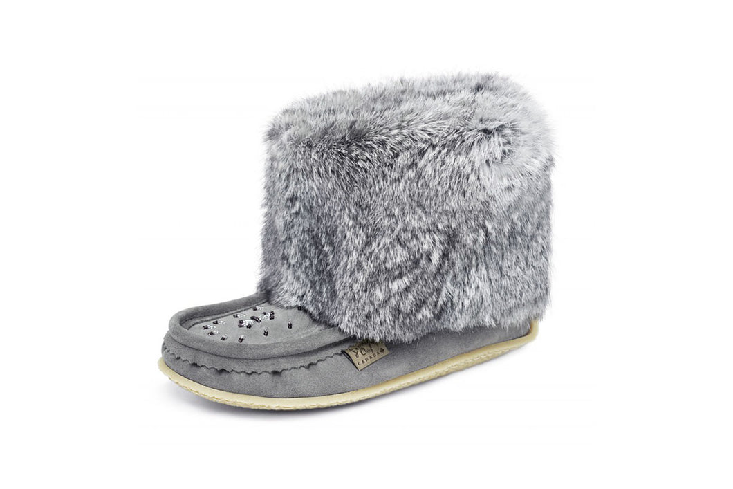Women's Laurentian Chief Rabbit Fur and Suede 