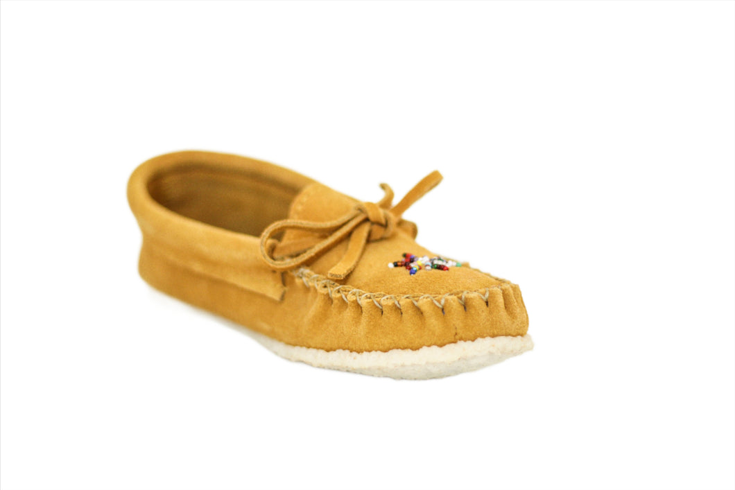 Youth's Slip-On Moccasins - Multicoloured Beads